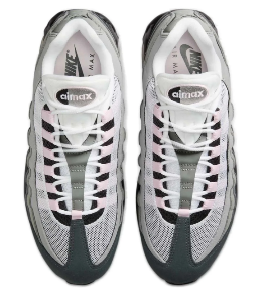 Nike Air Max 95 'Pink Foam' Big Bubble – Grey/Pink (2025)