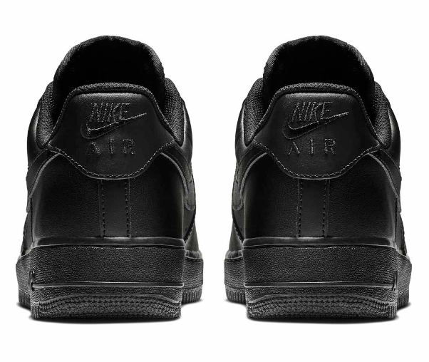 Nike Air Force 1 '07 Low "Triple Black" – All-Black Leather Sneaker