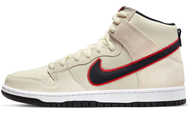 Nike Dunk High 'Cream/Black/Red'