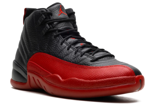 Air Jordan 12 Retro 'Flu Game' (2025) – Black / Varsity Red