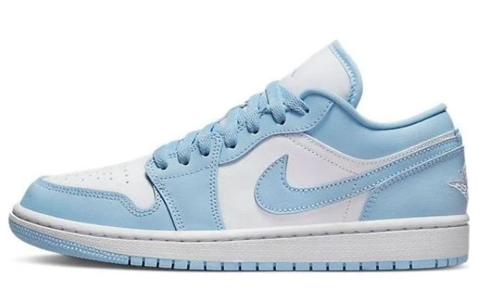 Women's Air Jordan 1 Low 'Ice Blue' – White/Ice Blue