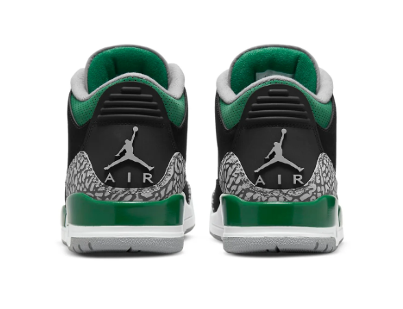 Air Jordan 3 Retro "Pine Green" – Black/Pine Green/Cement Grey