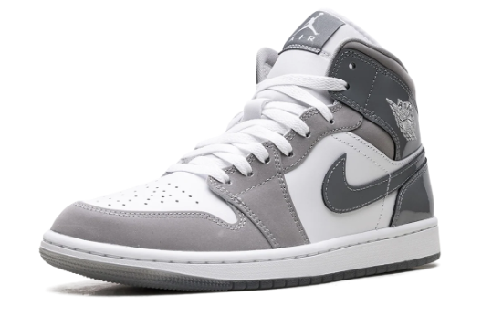 Air Jordan 1 Mid SE – White / Medium Grey / Cool Grey