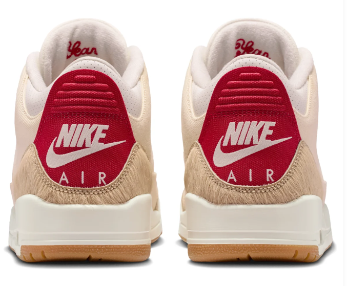 Levi's x Air Jordan 3 "Year of the Horse" – Ecru/Sail/Gym Red